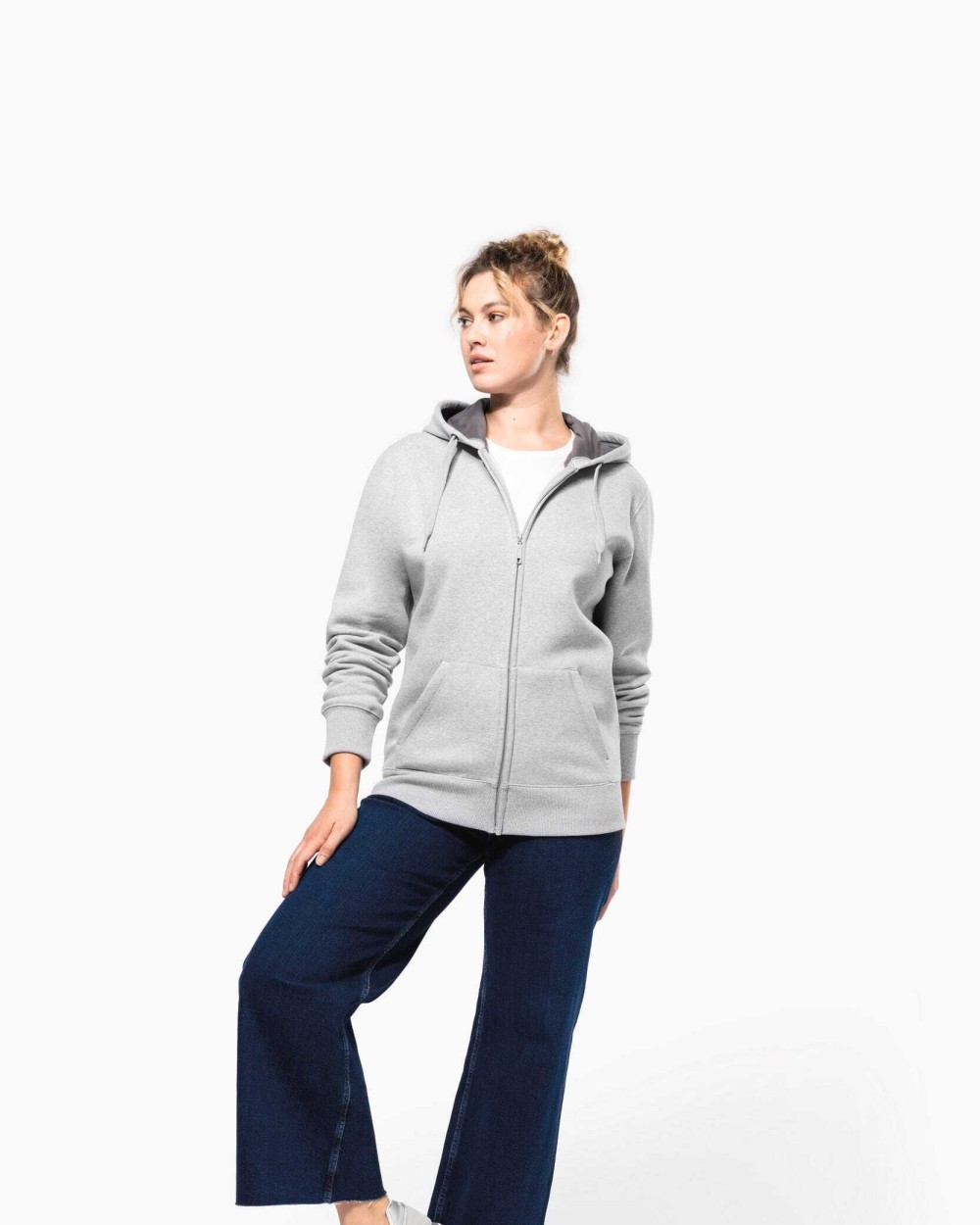 Sweat-shirts personnalisable KARIBAN Sweat-shirt zippé capuche unisexe