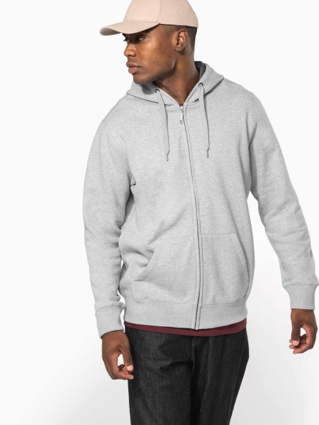 Sweat-shirts à personnaliser KARIBAN Sweat-shirt zippé capuche unisexe 