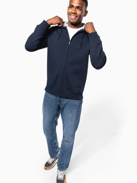 Sweat-shirts à personnaliser KARIBAN Sweat-shirt zippé capuche unisexe 