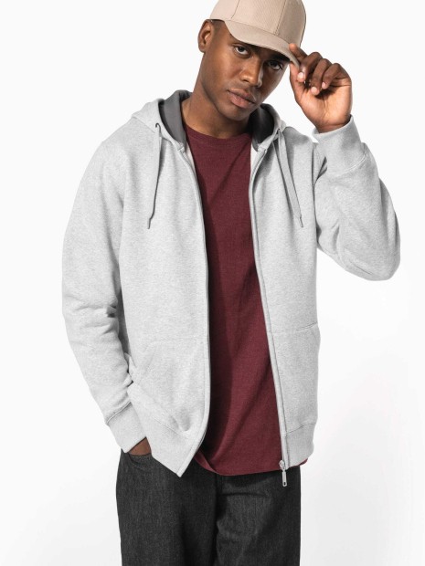 Sweat-shirts à personnaliser KARIBAN Sweat-shirt zippé capuche unisexe 