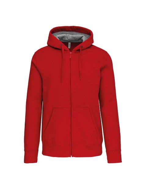 KARIBAN Sweat-shirt zippé capuche unisexe /api/colors/c953313a-9c9d-493b-934e-ddcf8fada2ae personnalisable