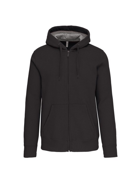 KARIBAN Sweat-shirt zippé capuche unisexe /api/colors/3664e9be-231a-44a8-bacd-707b001b474c personnalisable