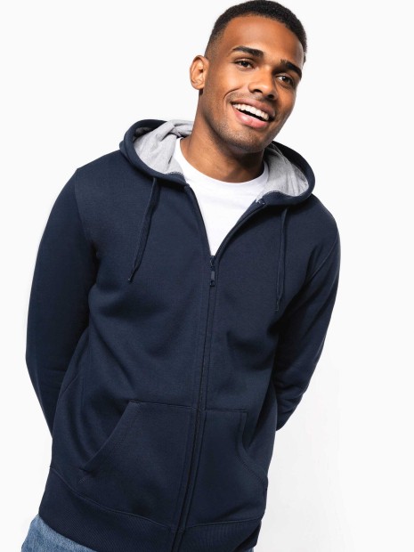 Sweat-shirts à personnaliser KARIBAN Sweat-shirt zippé capuche unisexe 