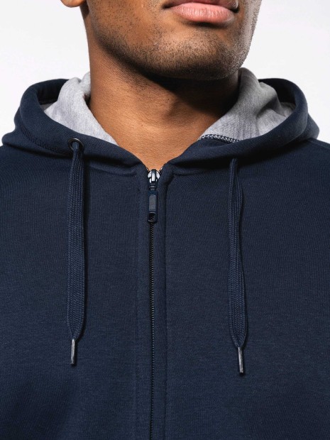 Sweat-shirts à personnaliser KARIBAN Sweat-shirt zippé capuche unisexe 