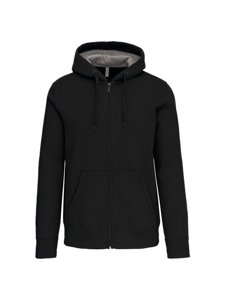KARIBAN Sweat-shirt zippé capuche unisexe /api/colors/b9fdad4a-5e94-45cb-8c03-c08b349b28c3 personnalisable