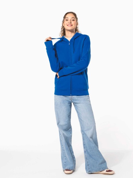 Sweat-shirts à personnaliser KARIBAN Sweat-shirt zippé capuche unisexe 