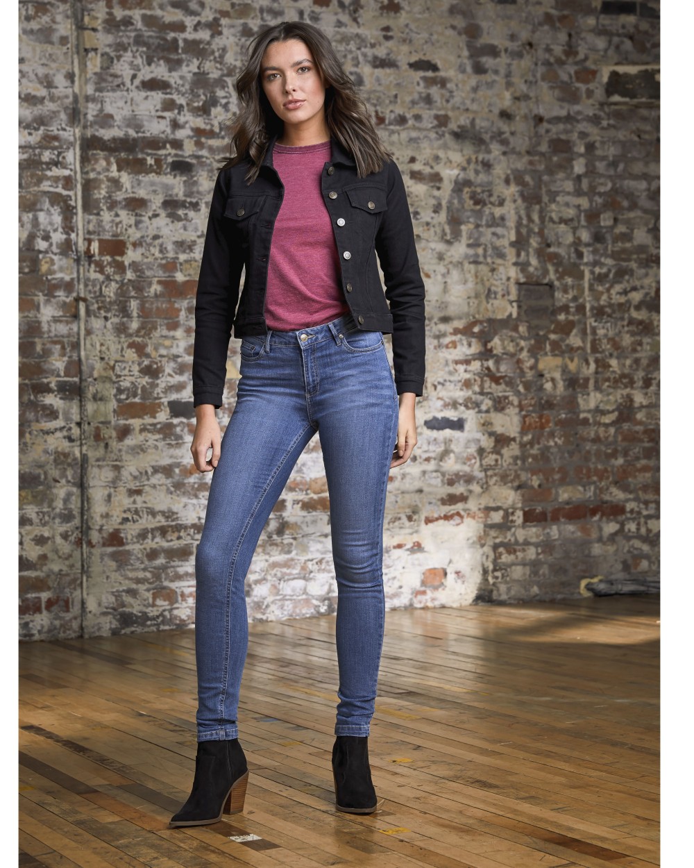 AWDIS LADIES' LARA SKINNY JEANS Hosen personalisierbar