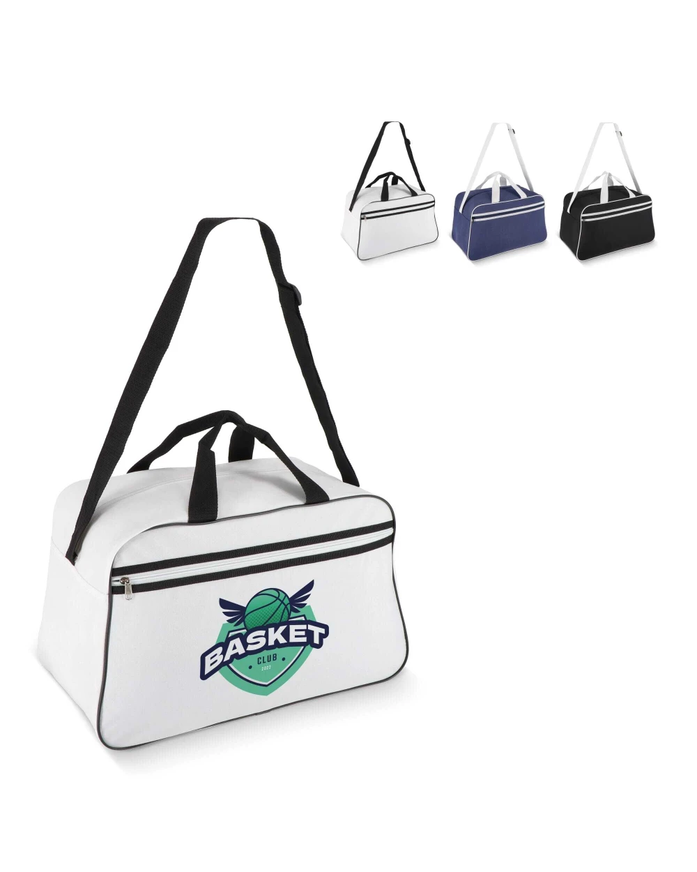Sacs & Bagagerie personnalisable 4DO Sac de sport et de voyage en R-PET 600D, 48 x 25 x 28 cm, 30 litres