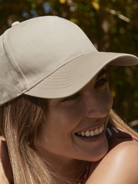 Casquettes à personnaliser BEECHFIELD ORGANIC COTTON 5 PANEL CAP 
