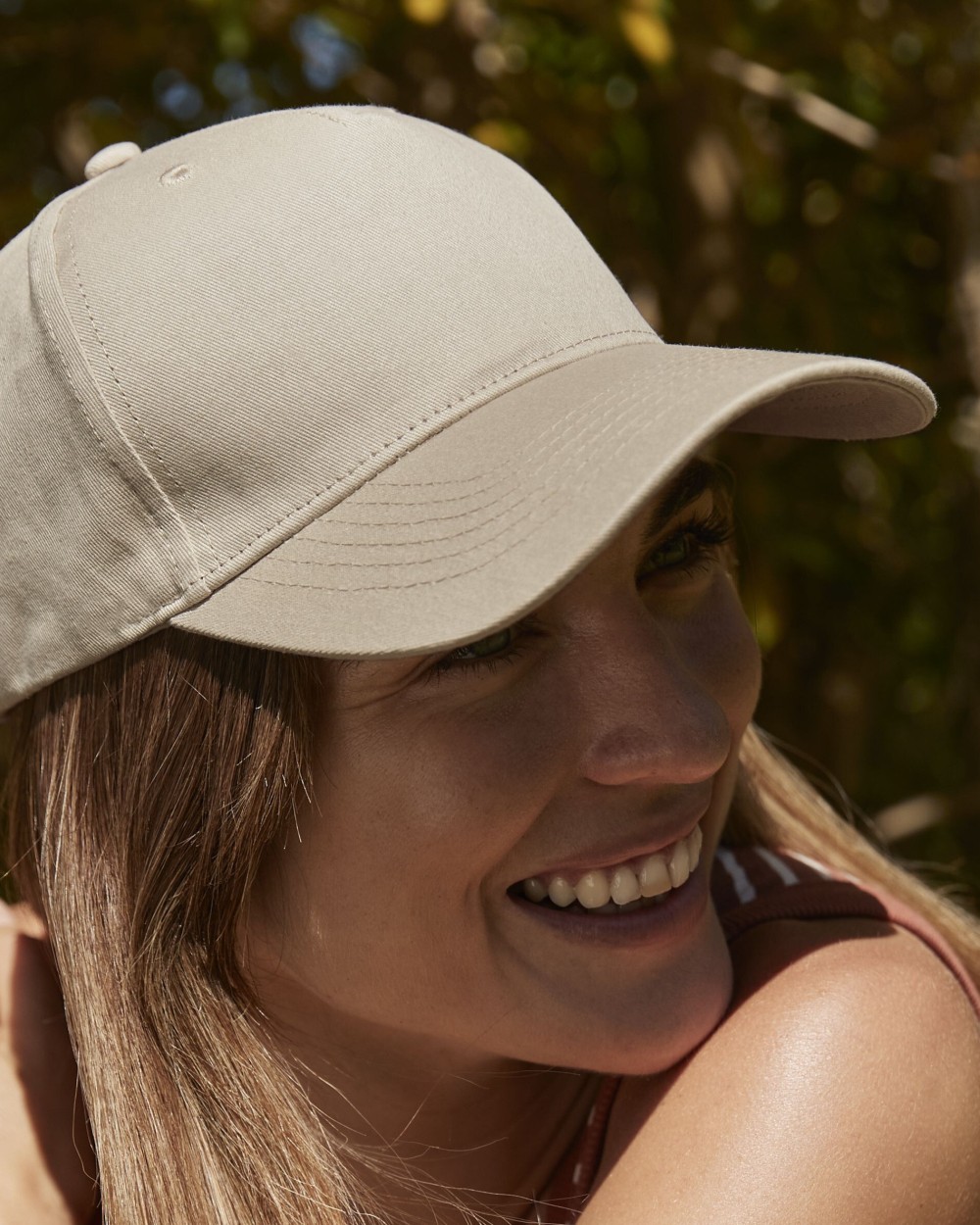Casquettes personnalisable BEECHFIELD ORGANIC COTTON 5 PANEL CAP