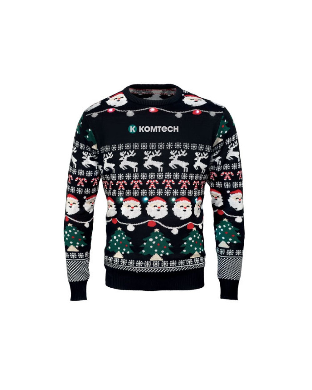 Benodigdheden 4DO Kerst LED-trui S/M voor bedrukking &amp; borduring