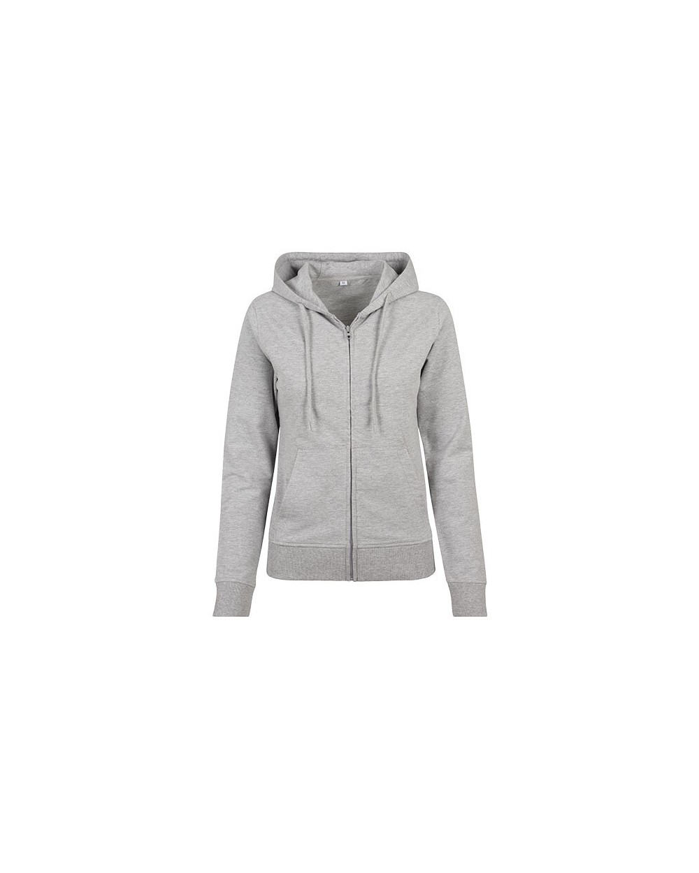 Sweaters & hoodies BUILD YOUR BRAND LADIES TERRY ZIP HOODY voor bedrukking &amp; borduring