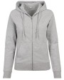 Sweat-shirts personnalisable BUILD YOUR BRAND LADIES TERRY ZIP HOODY
