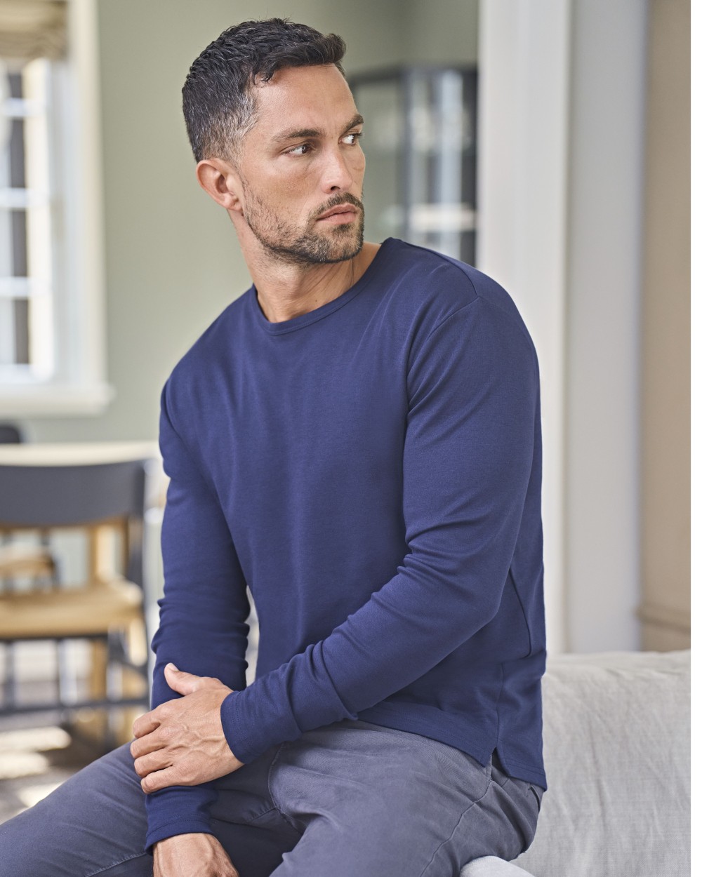 T-Shirts personnalisable TEE JAYS LONG SLEEVE INTERLOCK TEE