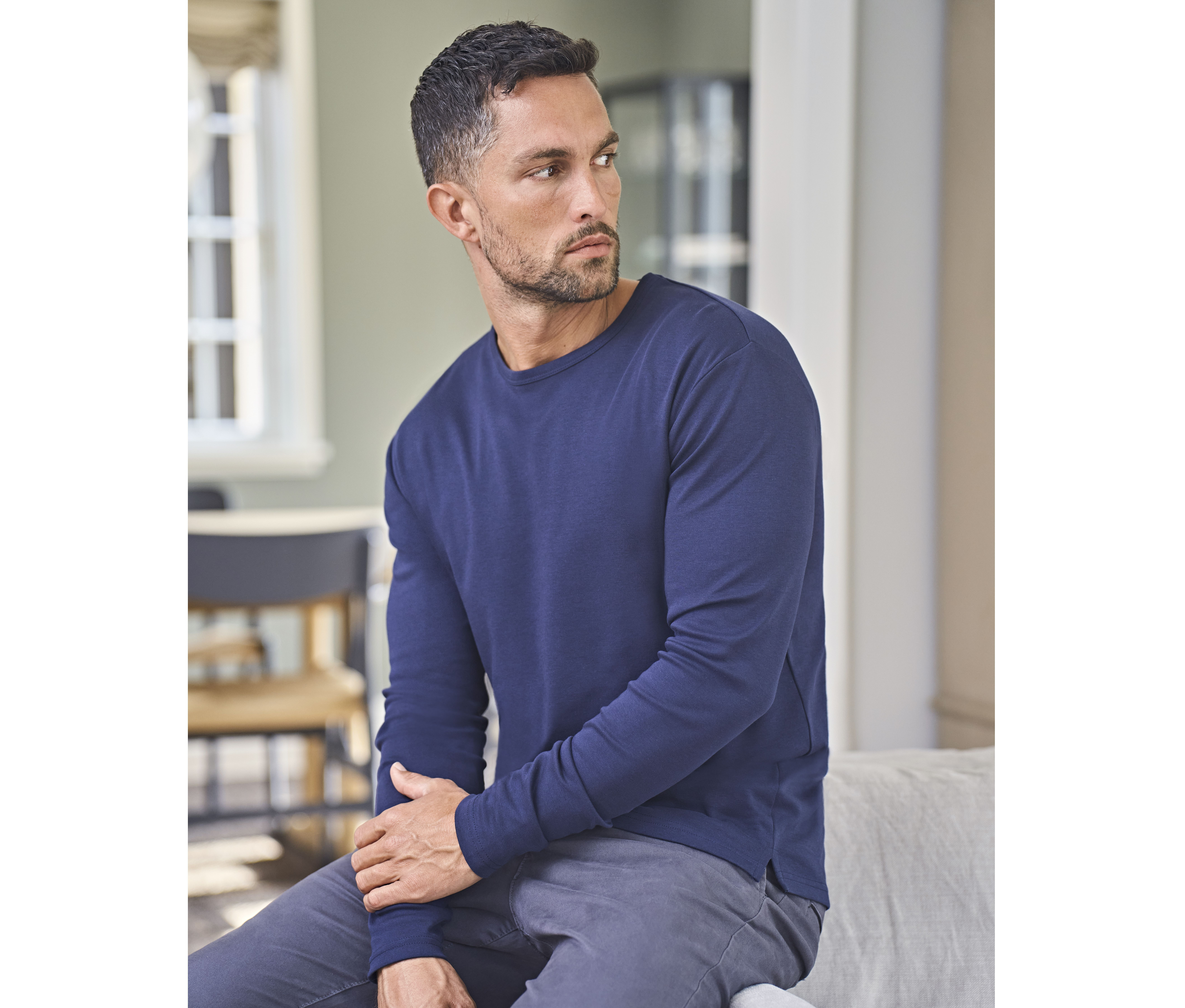 T-Shirts personnalisable TEE JAYS LONG SLEEVE INTERLOCK TEE