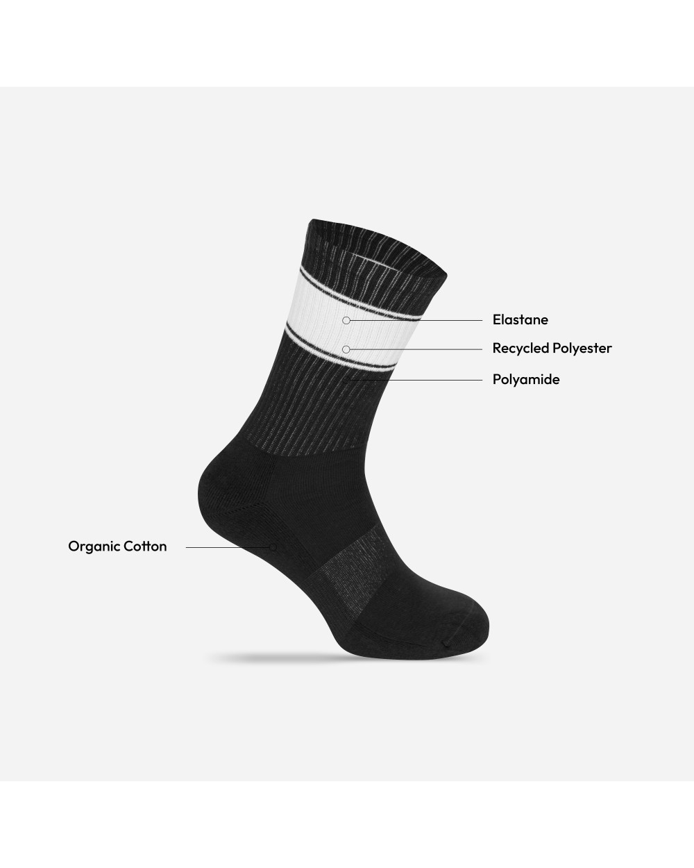 Ondergoed MR. SOCKS Tennis Socks Colored voor bedrukking &amp; borduring