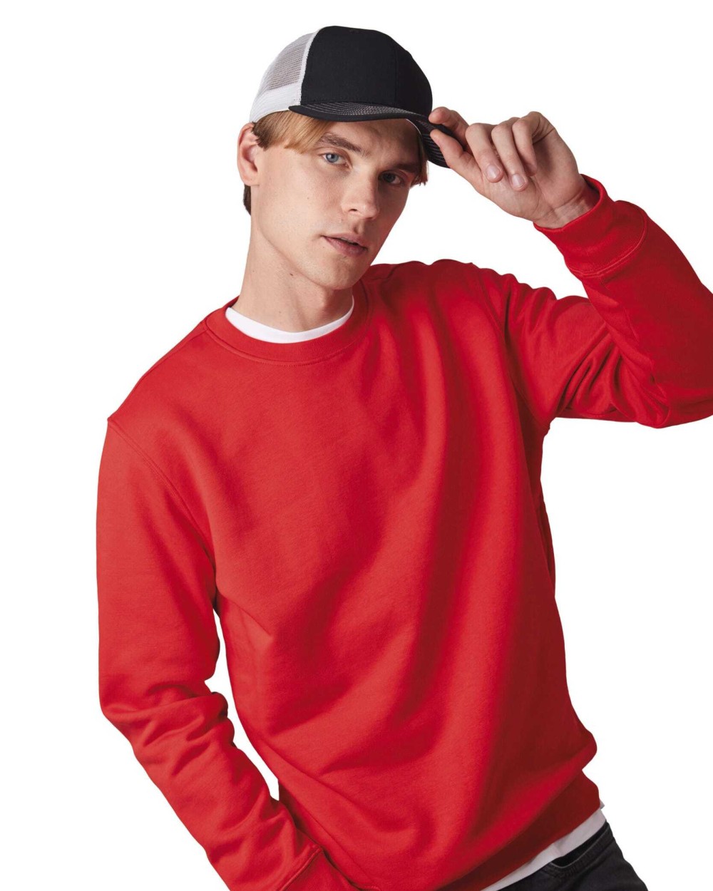 K-UP 6 Panel Trucker mit kontrastfarbenen Nähten Kappen personalisierbar