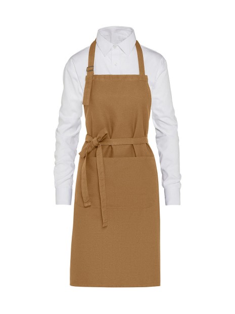 SG CLOTHING LISBON - Organic Heavyweight Bib Apron with Pocket /api/colors/8b7408cb-0a31-4cc8-a629-1c897f6164ff personnalisable