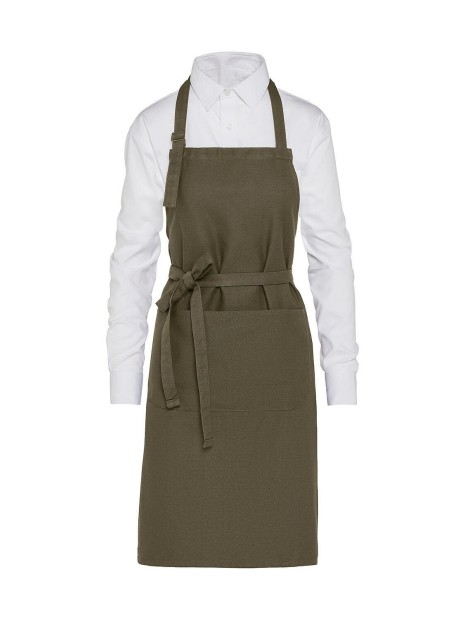 SG CLOTHING LISBON - Organic Heavyweight Bib Apron with Pocket /api/colors/fdddca6f-398d-4e63-8ae9-29e568f5cfd2 personnalisable