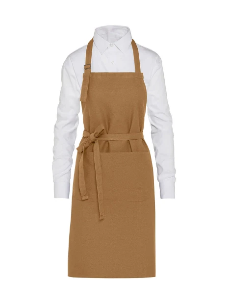 SG CLOTHING LISBON - Organic Heavyweight Bib Apron with Pocket /api/colors/8b7408cb-0a31-4cc8-a629-1c897f6164ff personnalisable
