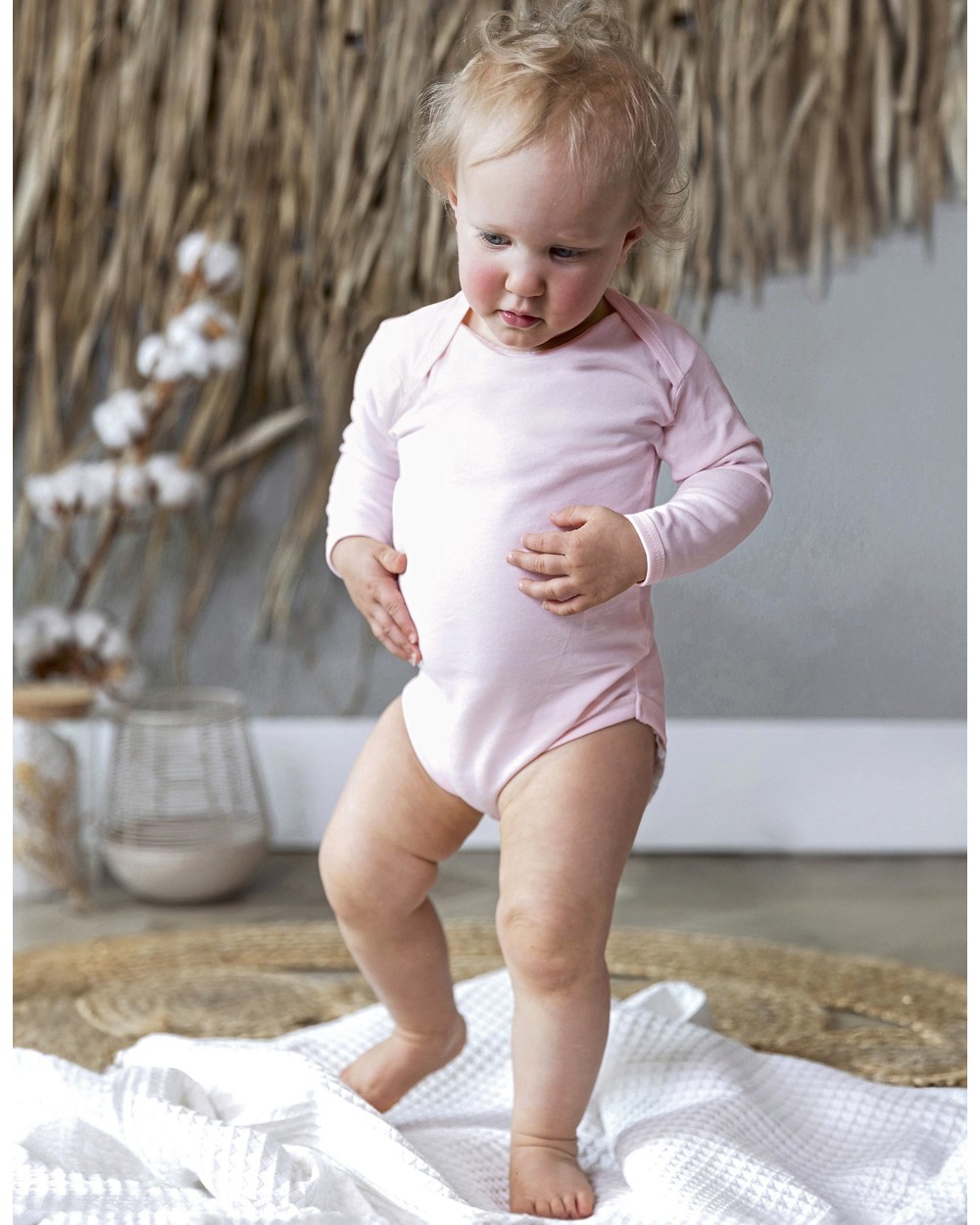 Articles bébés personnalisable LINK KIDS WEAR Organic Baby Bodysuit Long Sleeve Rebel 02