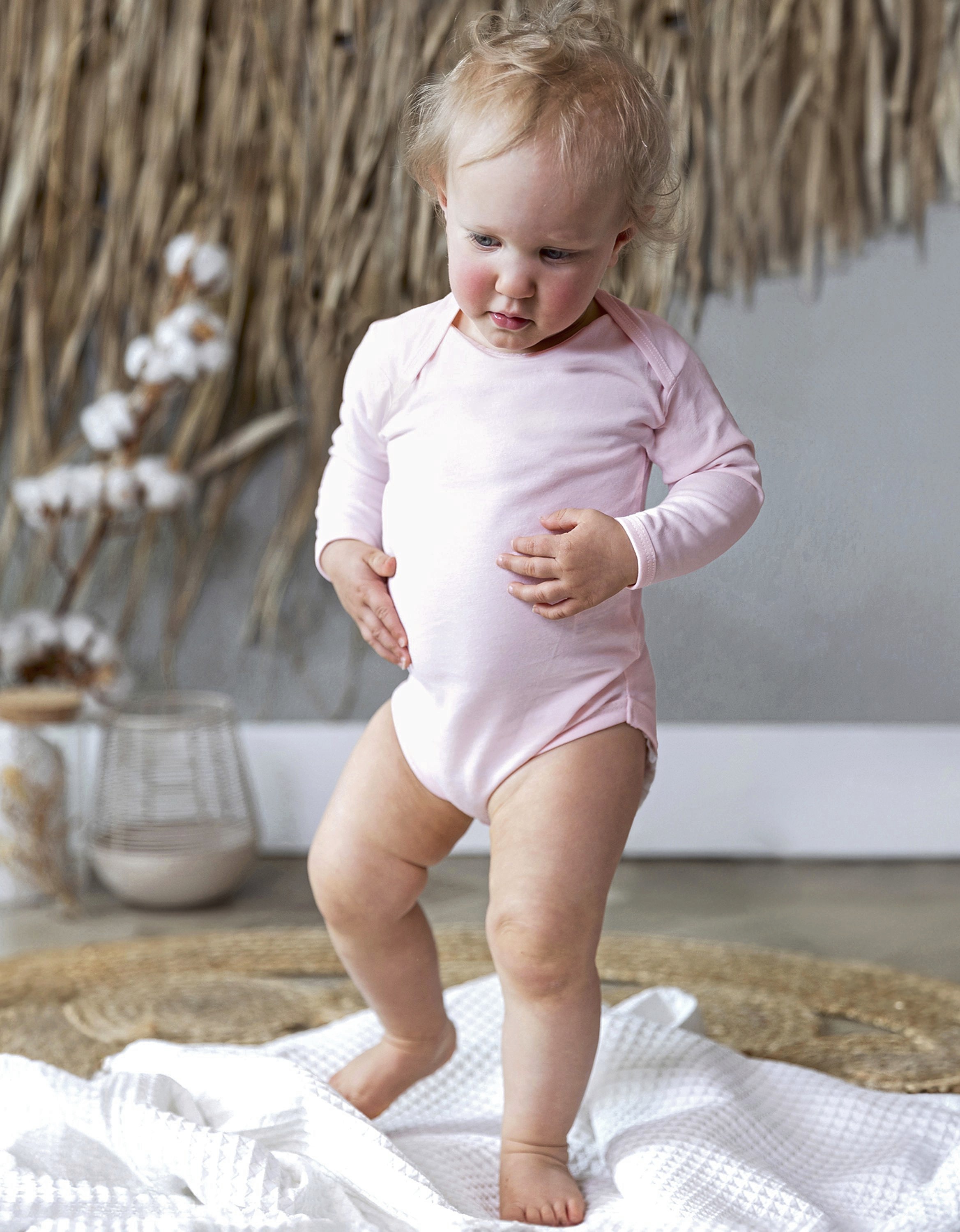 Articles bébés personnalisable LINK KIDS WEAR Organic Baby Bodysuit Long Sleeve Rebel 02