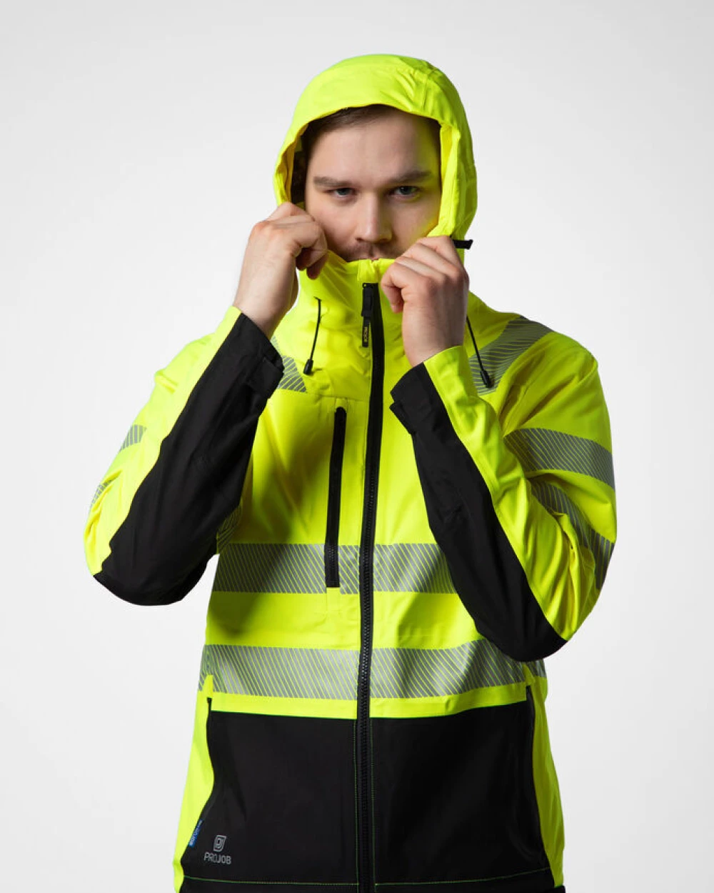Jassen PROJOB 6416 SIGNALISATIEREGENJAS EN ISO 20471 KLASSE 3 voor bedrukking &amp; borduring