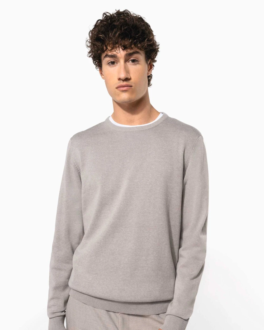 Truien KARIBAN Herenpullover met ronde hals voor bedrukking &amp; borduring