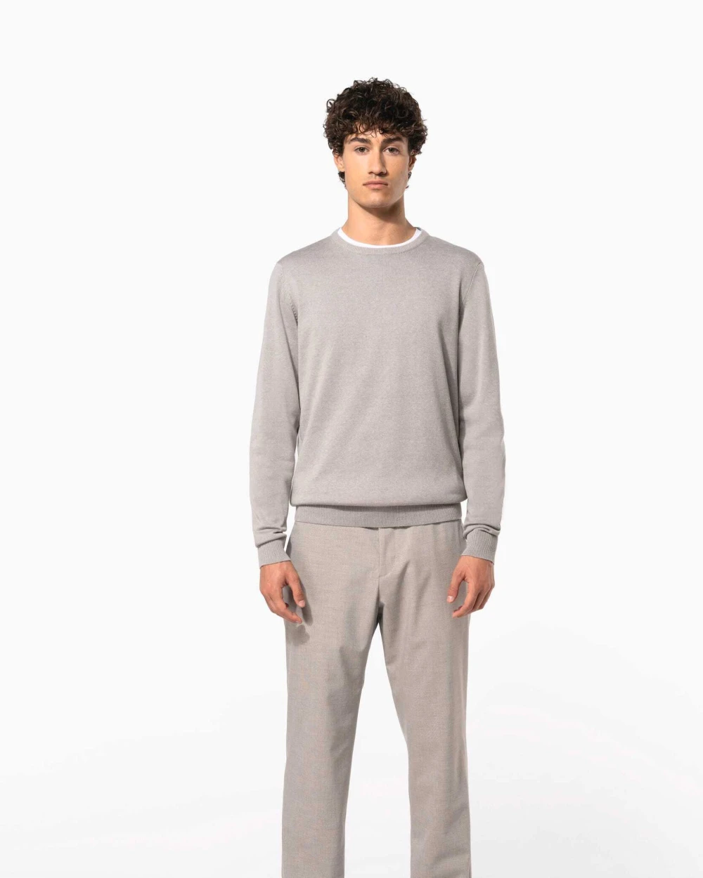 Truien KARIBAN Herenpullover met ronde hals voor bedrukking &amp; borduring