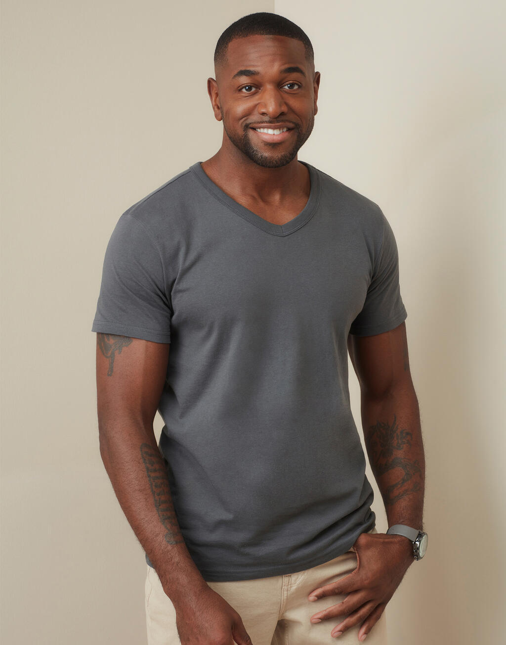 STEDMAN Ben V-Neck T-Shirts personalisierbar