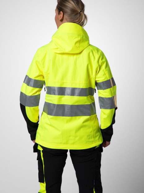 Softshells à personnaliser PROJOB 6424 PARKA SOFTSHELL DOUBLEE FEMME - EN ISO 20471 CLASSE 3/2 