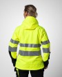Softshells PROJOB 6424 GEVOERDE SIGNALISATIESOFTSHELL EN ISO 20471 KLASSE 3 DAMES voor bedrukking &amp; borduring
