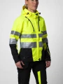 Softshells à personnaliser PROJOB 6424 PARKA SOFTSHELL DOUBLEE FEMME - EN ISO 20471 CLASSE 3/2 
