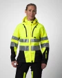 Softshells personnalisable PROJOB 6424 PARKA SOFTSHELL DOUBLEE FEMME - EN ISO 20471 CLASSE 3/2