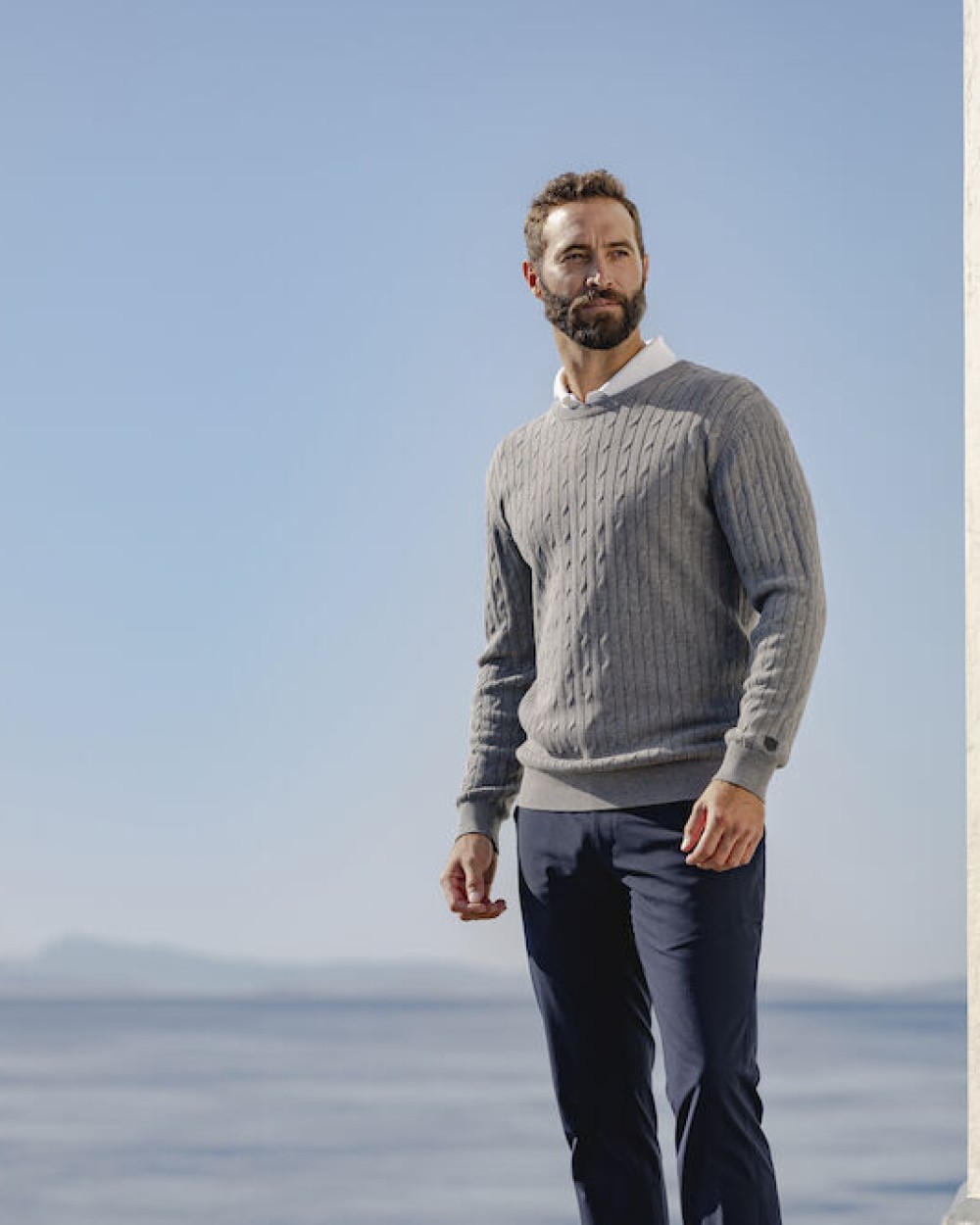 Sweaters & hoodies CUTTER & BUCK Blakely Knitted Sweater Heren voor bedrukking &amp; borduring