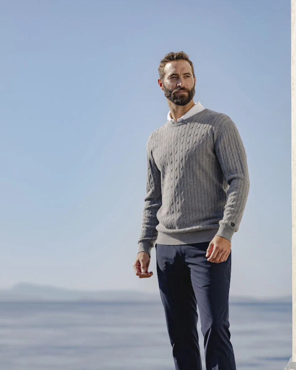 Sweaters & hoodies CUTTER & BUCK Blakely Knitted Sweater Heren voor bedrukking &amp; borduring