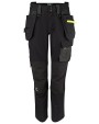 Broeken PROJOB 5564 DAMES STRETCHBROEK MET KNIEZAKKEN EN SPIJKERZAKKEN voor bedrukking &amp; borduring
