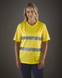 YOKO Hi-Vis Top Cool T-shirt V-Ausschnitt T-Shirts personalisierbar