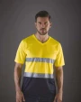 T-Shirts personnalisable YOKO T-shirt col V haute visibilité Top Cool