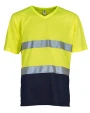T-shirts YOKO Top Cool - Hi-Vis T-shirt V-hals voor bedrukking &amp; borduring