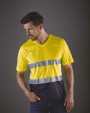 T-shirts YOKO Top Cool - Hi-Vis T-shirt V-hals voor bedrukking &amp; borduring