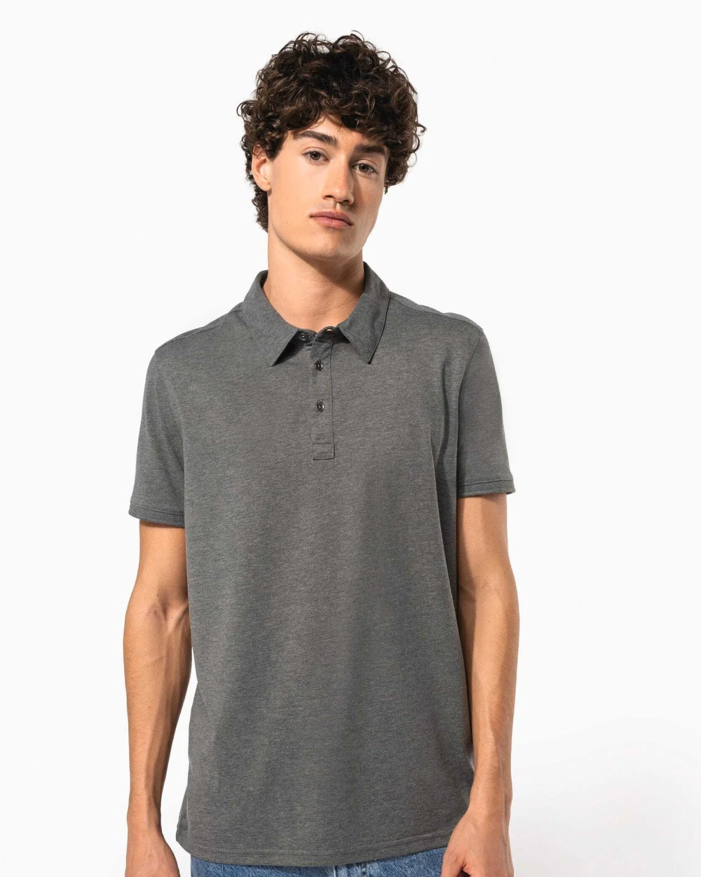 Polos personnalisable KARIBAN Polo jersey manches courtes homme