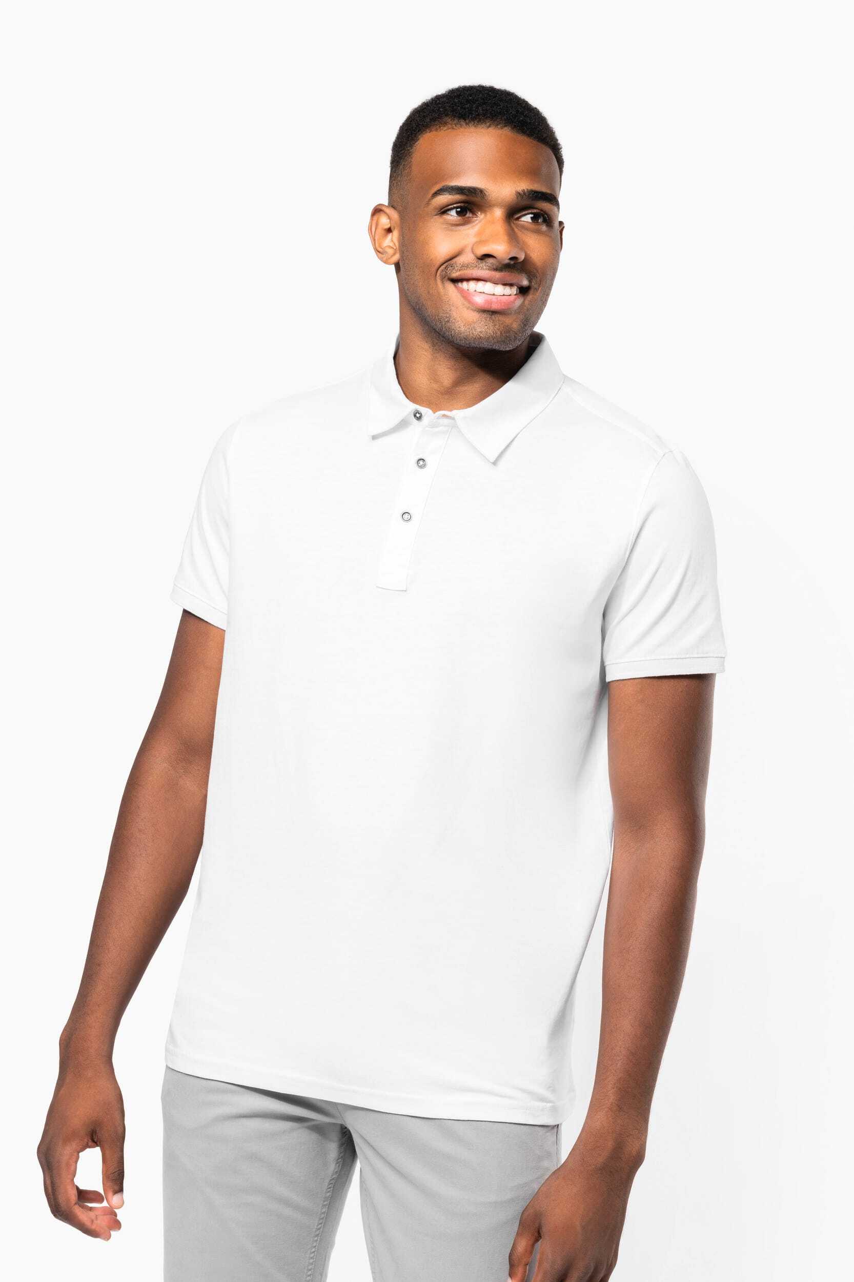 Polos personnalisable KARIBAN Polo jersey manches courtes homme