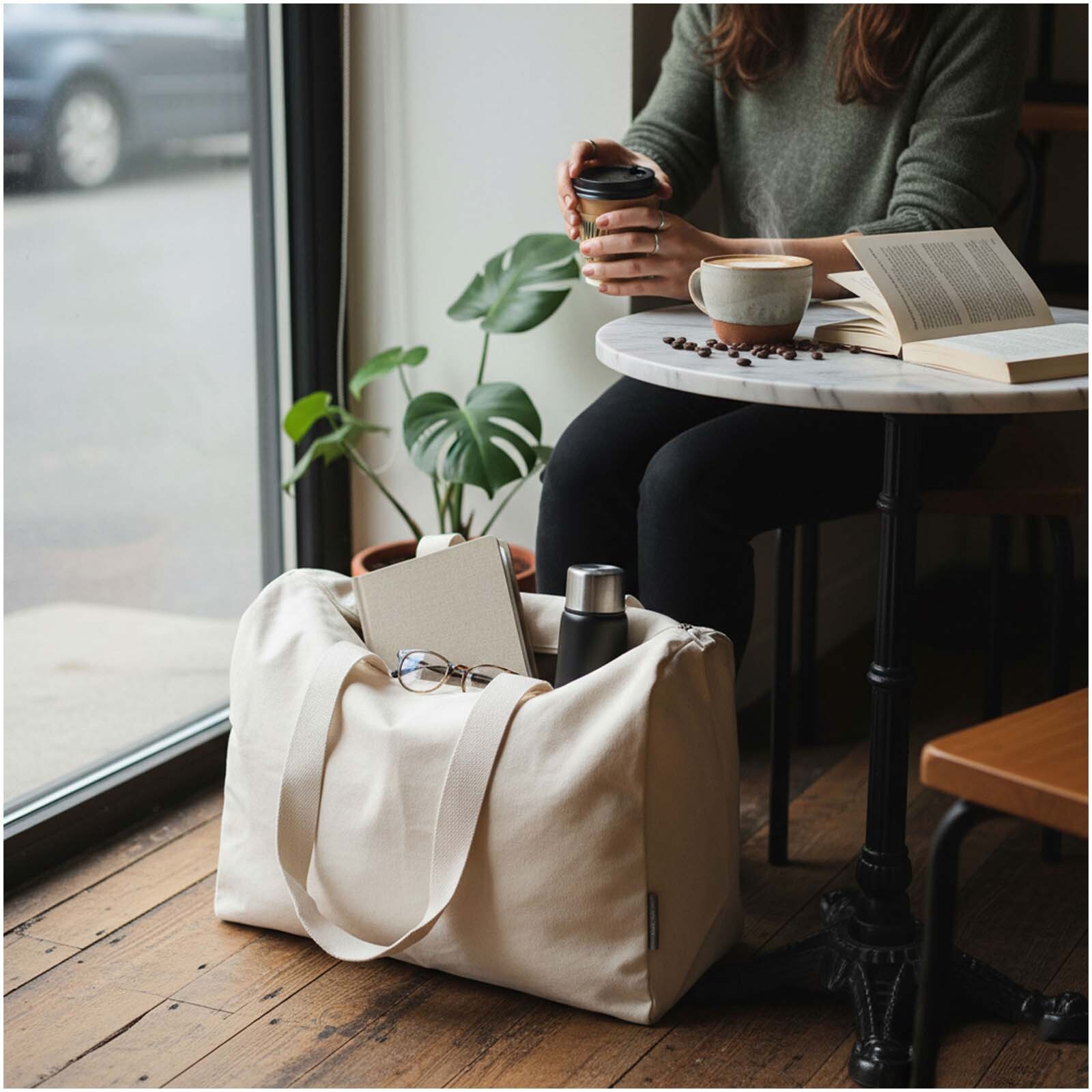 Citizen Green Combio organic cotton travel bag and pouch