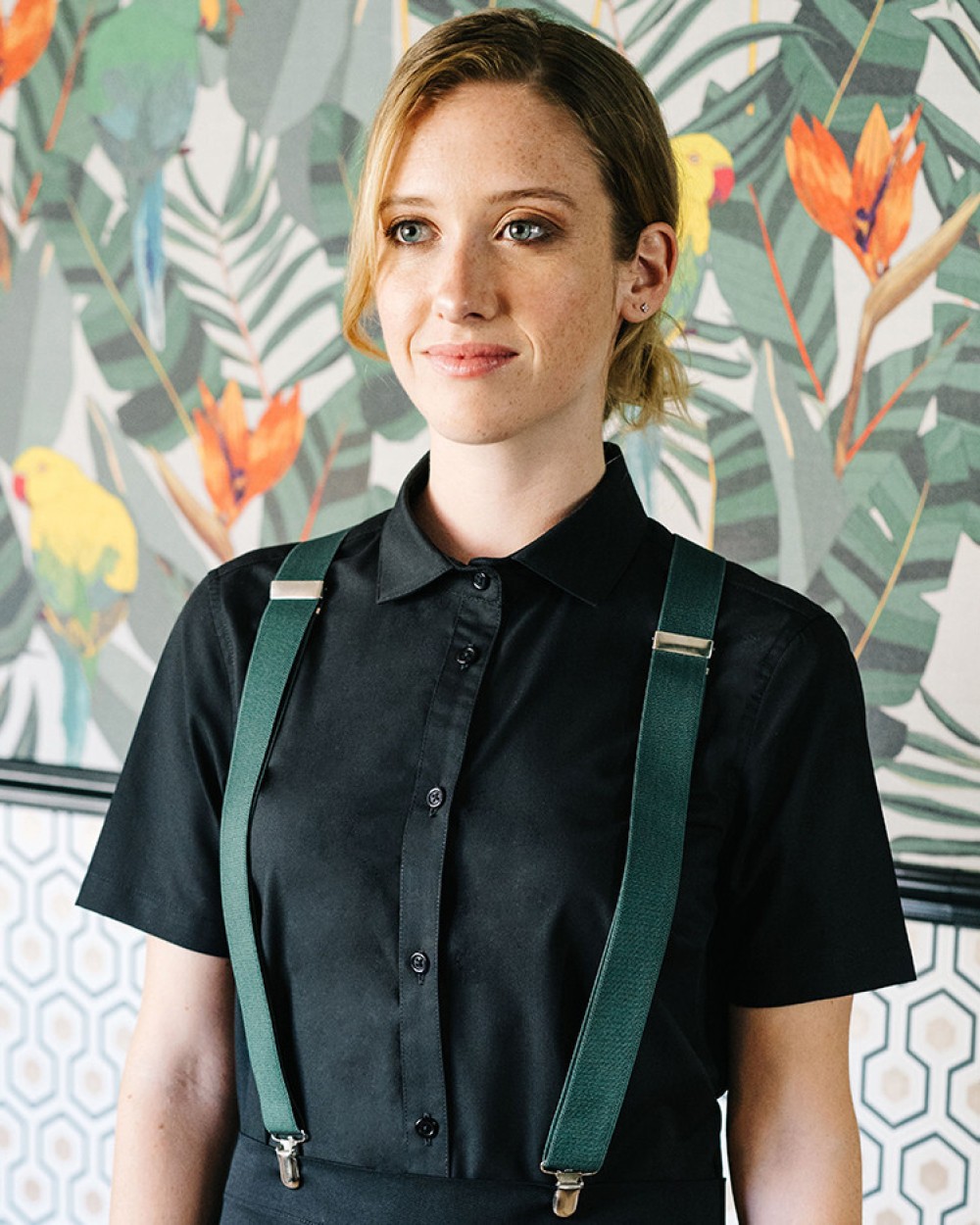 Hemden VELILLA WOMEN'S SHORT-SLEEVE SHIRT voor bedrukking &amp; borduring