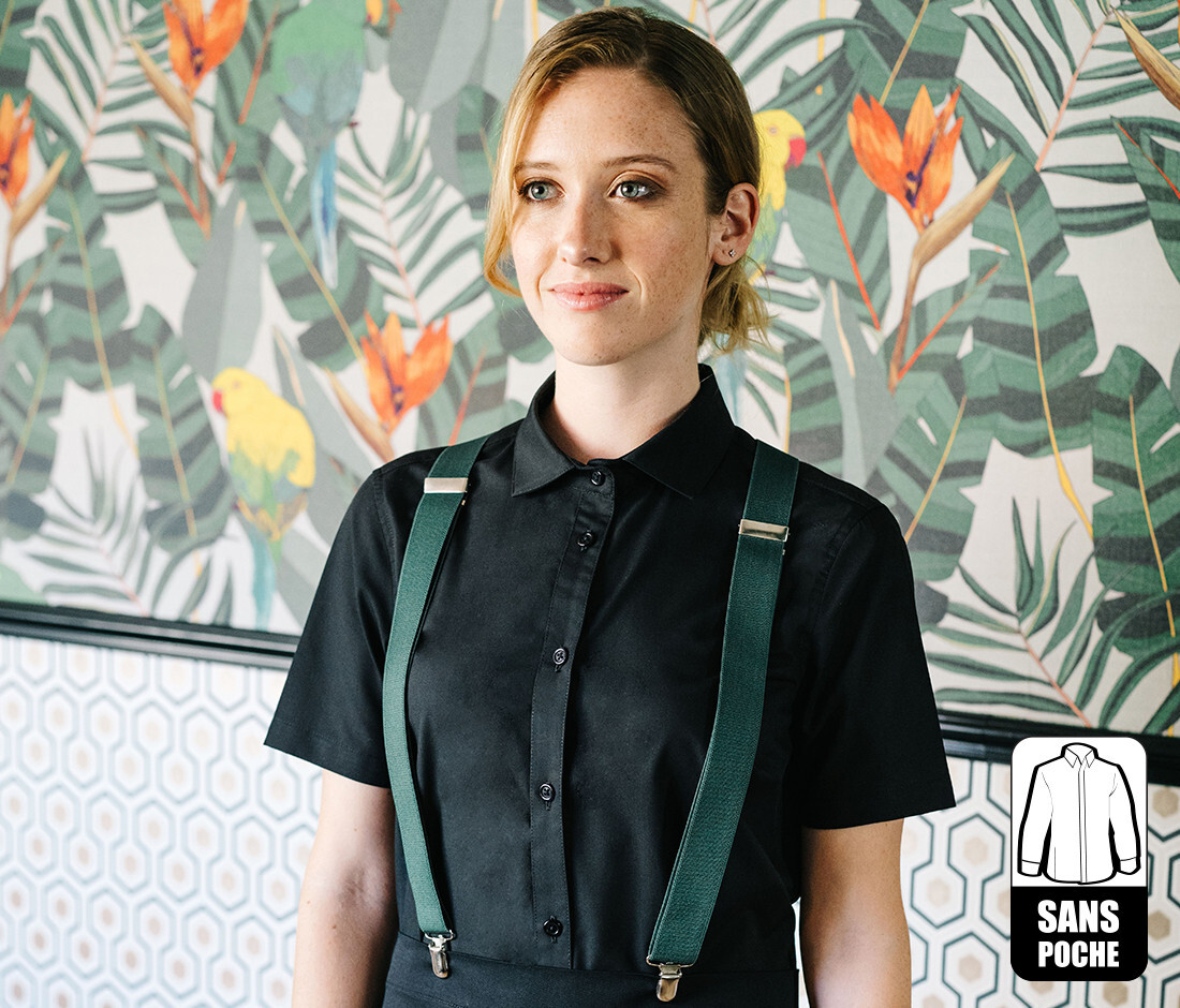 Hemden VELILLA WOMEN'S SHORT-SLEEVE SHIRT voor bedrukking &amp; borduring