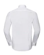 RUSSELL Men's LS Tailored Contrast Ultimate Stretch Shirt Hemden personalisierbar