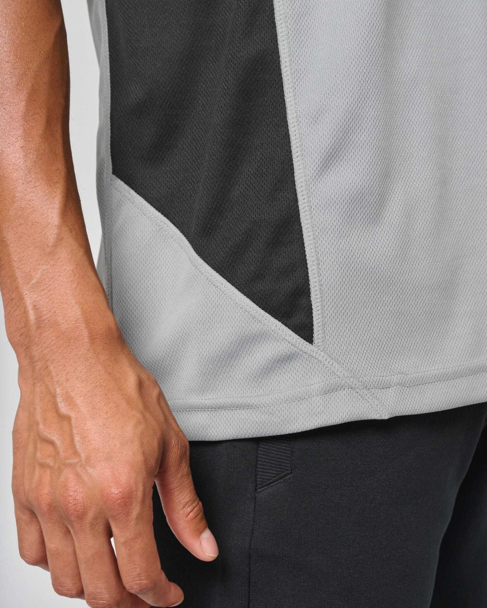 T-Shirts personnalisable PROACT T-shirt de sport bicolore manches courtes unisexe