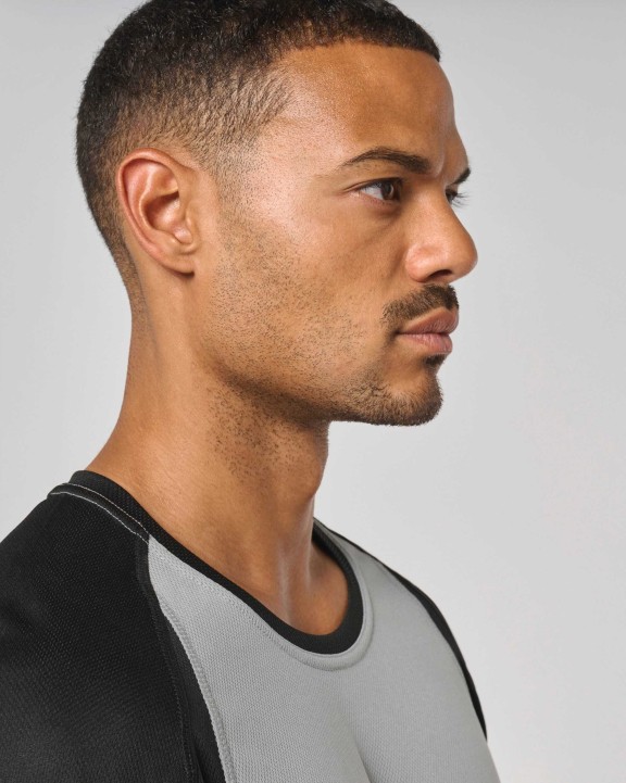 T-shirts PROACT Tweekleurig sport-t-shirt unisex voor bedrukking &amp; borduring