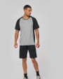 T-shirts PROACT Tweekleurig sport-t-shirt unisex voor bedrukking &amp; borduring